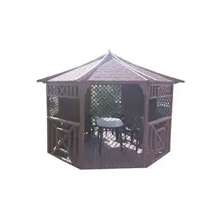 Pavillon Holz Stan-Wood GARTENLAUBE mit Holzdach
