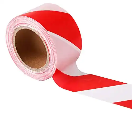 Absperrband rot-weiß TopSoon Warnband 70 mm x 200 m
