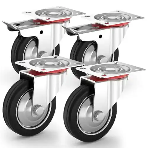 Die beste Schwerlastrollen PRIOstahl Transportrollen, 360° Grad drehbar 2026 Test Bestseller Schwerlastrollen PRIOstahl Transportrollen, 360° Grad drehbar