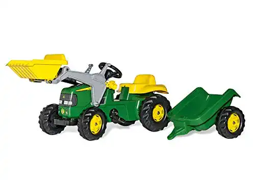 Trettraktor Rolly Toys | rollyKid John Deere | Kinder mit Frontlader