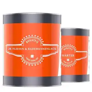 Badewannenlack BEKATEQ 2K LS-410 Grundierung und Decklack