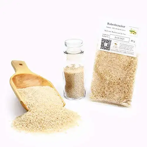 Rohrohrzucker Feine Würze Roh-Rohrzucker braun, 40g