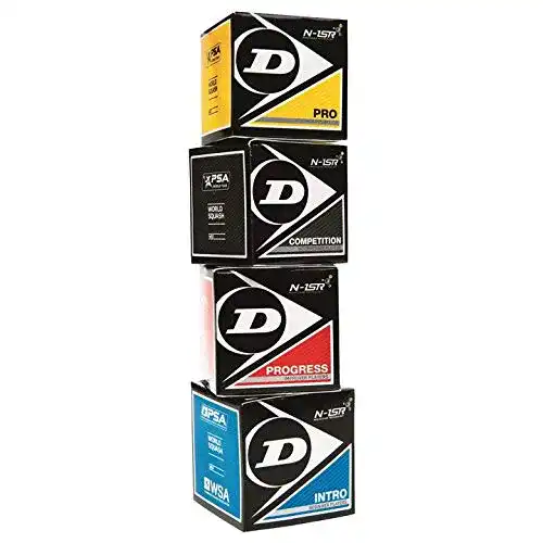 SquashbÃ¤lle Dunlop Sports DUNLOP MIXPACKUNG Squashbälle 4Stück