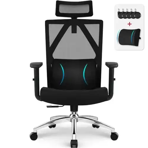 Bürostuhl günstig Daccormax Ergonomisch Wippfunktion bis 135°
