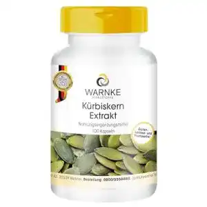 Kürbiskern-Kapseln WARNKE VITALSTOFFE K, 100 Kapseln
