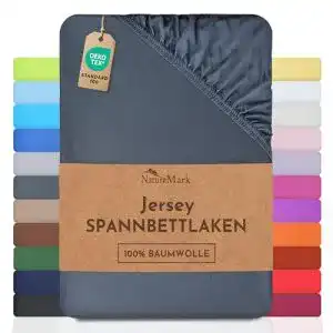 Spannbettlaken (140×200) NatureMark Jersey Spannbettlaken