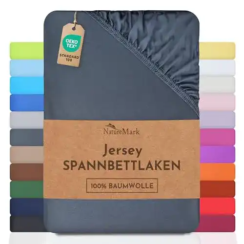 Spannbettlaken (140×200) NatureMark Jersey Spannbettlaken