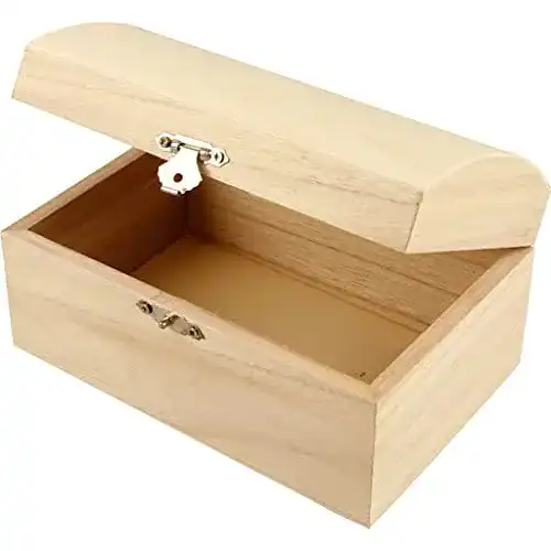 Schatulle Creativ Create Crafts 575440 Schatztruhe aus Holz