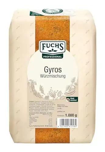 Gyrosgewürz Fuchs Gyros Würzmischung, 1er Pack (1 x 1 kg)