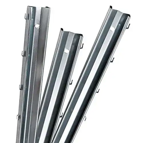 Zaunpfosten Aquagart Z-Profil 2 m verzinkt 20 Stück Metall