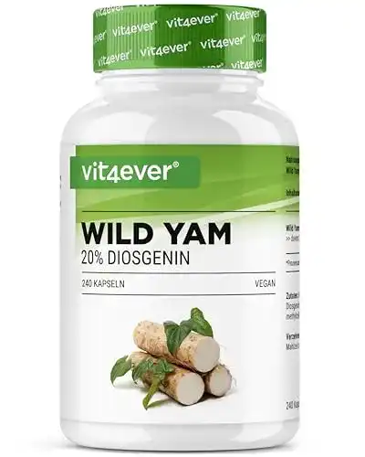 Yamswurzel-Kapseln Vit4ever Wild Yam Wurzel Extrakt, 240 Kaps.