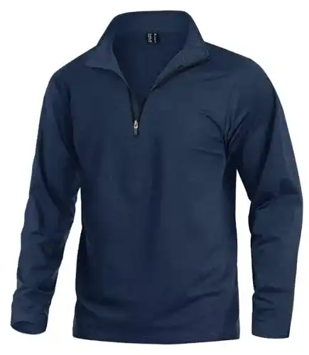 Fleecepullover Herren KEFITEVD Fleece Pullover Atmungsaktiv