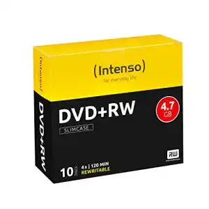 DVD-RW Intenso DVD+RW Rohlinge, Rewritable, 4,7GB, 10er