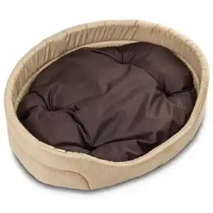 Katzenkorb BOUTIQUE ZOO Hundebett, oval mit Kissen