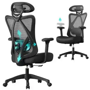 Songmics-Stuhl SONGMICS Bürostuhl, ergonomisch