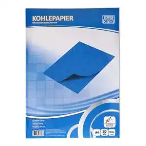 Blaupapier TIPTOP OFFICE Kohlepapier für Handschrift, 50 Stk