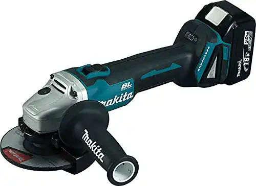 Akku-Winkelschleifer Makita , (18 V/5,0 Ah, im Makpac inkl. 2 Akkus