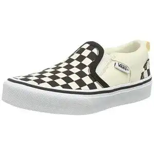 Sneaker Kinder Vans Unisex Kinder Asher Slip On Sneaker, Weiß