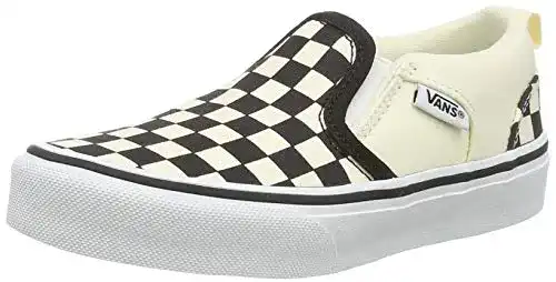 Die beste Sneaker Kinder Vans Unisex Kinder Asher Slip On Sneaker, Weiß 2026 Test Bestseller Sneaker Kinder Vans Unisex Kinder Asher Slip On Sneaker, Weiß