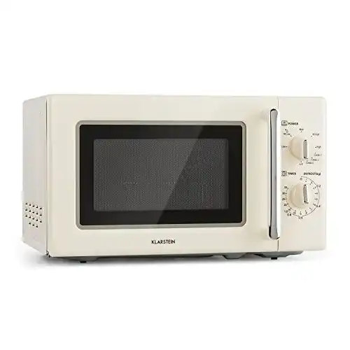 Retro-Mikrowelle Klarstein Caroline Mikrowelle 2-in-1, 20 Liter