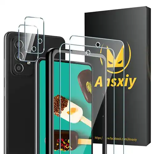 Samsung-Galaxy-A52-Panzerglas BESTSUIT 2 Stück, Positionierhilfe