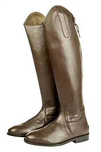 Lederreitstiefel HKM Erwachsene 6544 Reitstiefel Italy