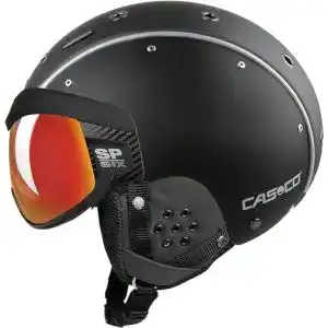 Skihelm mit Visier Casco Skihelm Sp6-Vautorn schwarz (200) M
