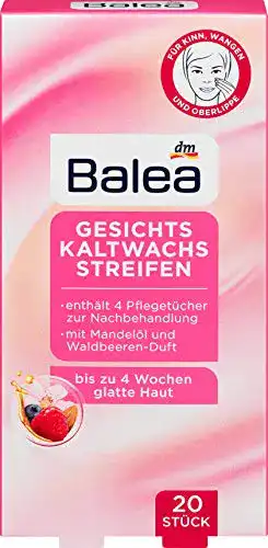 Kaltwachsstreifen Gesicht Balea, 20 St