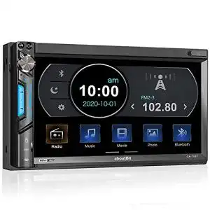 Autoradio Touchscreen aboutBit 2 DIN Autoradio mit Mirrorlink