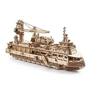 Ugears UGEARS 3D Puzzle Erwachsene Entdeckerschiff