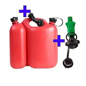 Doppelkanister Hergestellt für BAUPROFI rot 5,5+3L PLUS