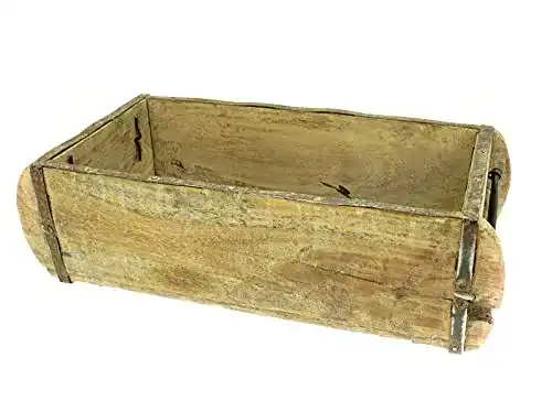 Ziegelform formano dekorative Lade für Blumen und Deko 32 cm