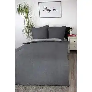 Biber-Bettwäsche jilda-tex, Melange 135×200 cm + 80×80 cm