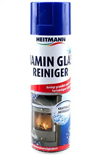 Kaminglasreiniger HEITMANN Kamin Glas-Reiniger: Aktivschaum
