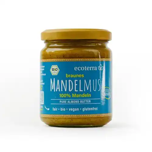 Mandelmus ecoterra Bio braun | 100% Mandeln, 250 g
