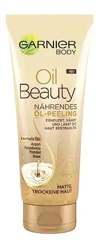 Peeling Garnier Oil Beauty Nährendes Öl /Körper 4 wertvolle Öle