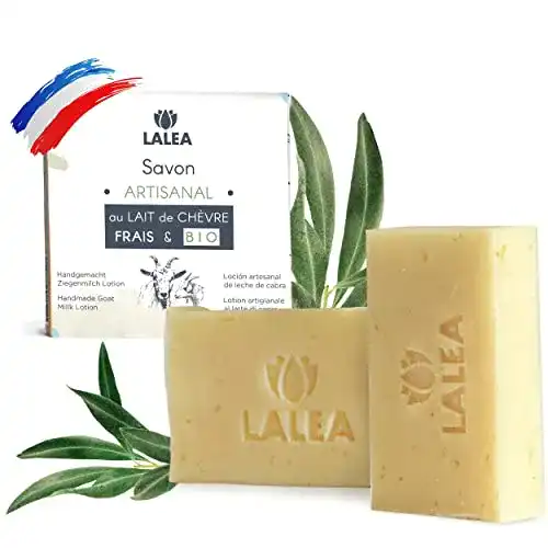 Ziegenmilchseife lalea 2x 100g, Handgemacht in Frankreich