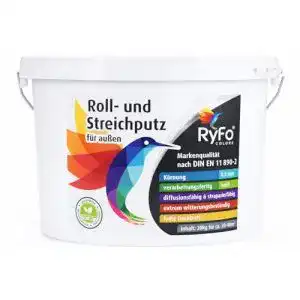 Rollputz RyFo Colors Roll- und Streichputz für außen 20kg
