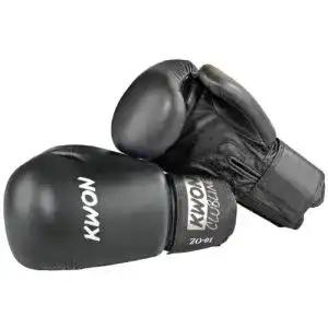 Boxhandschuhe 10 oz Kwon Boxhandschuh Clubline Pointer, schwarz
