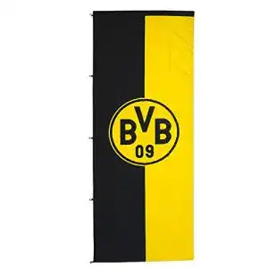 BVB-Fahne Borussia Dortmund BVB-Hissfahne im Hochformat