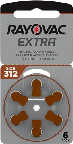 Hörgerätebatterien-312 Rayovac 60x Extra Advanced