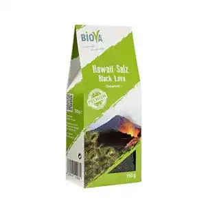 Schwarzes Hawaii-Salz Biova Hawaii Salz Black Lava 150g
