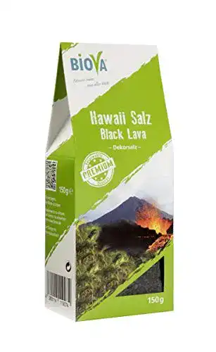 Schwarzes Hawaii-Salz Biova Hawaii Salz Black Lava 150g