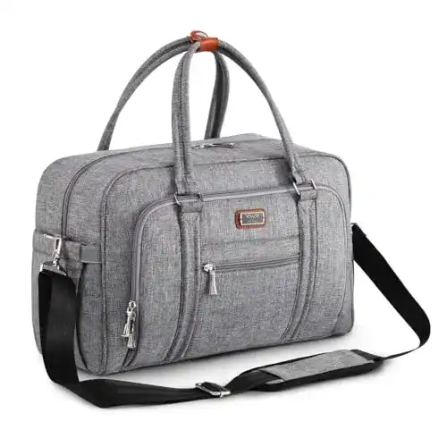 Wickeltasche Welavila, mit Wickelauflage und isolierten Taschen