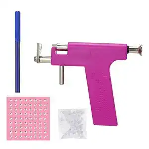 Piercing-Set An-self Ohrlochpistole Set Piercing Set 98 St