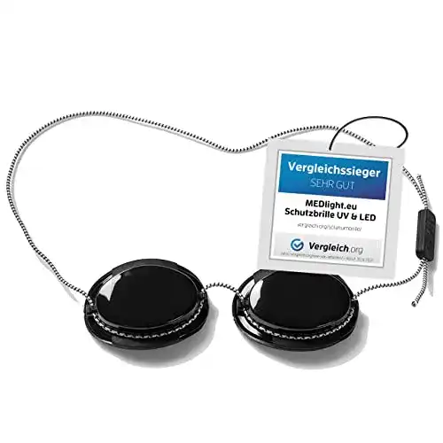 Solariumbrille MEDlight Premium LED & UV Schutzbrille