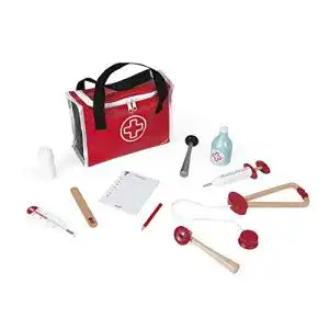 Arztkoffer Kind Janod J06513 Arztkoffer für Kinder, mit 10-teilig