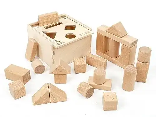 CreaBLOCKS CreaBLOCKS Holzbausteine 2-in-1: Steckbox