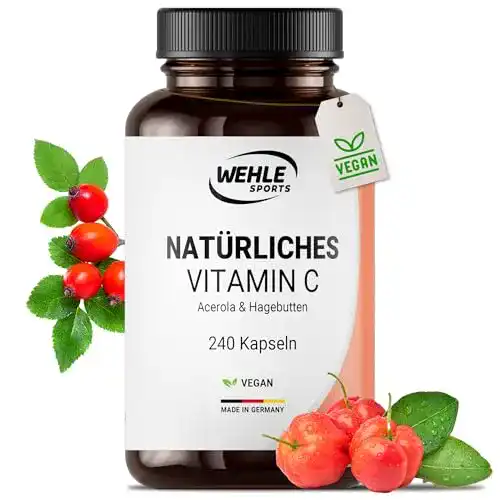 Die beste Vitamin C Wehle Sports Natürliches Hochdosiert, 240 Kapseln 2026 Test Bestseller Vitamin C Wehle Sports Natürliches Hochdosiert, 240 Kapseln