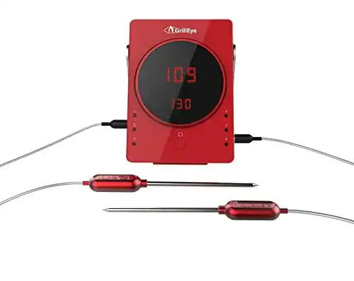 Grillthermometer (Bluetooth) GrillEye Smart Bluetooth, rot